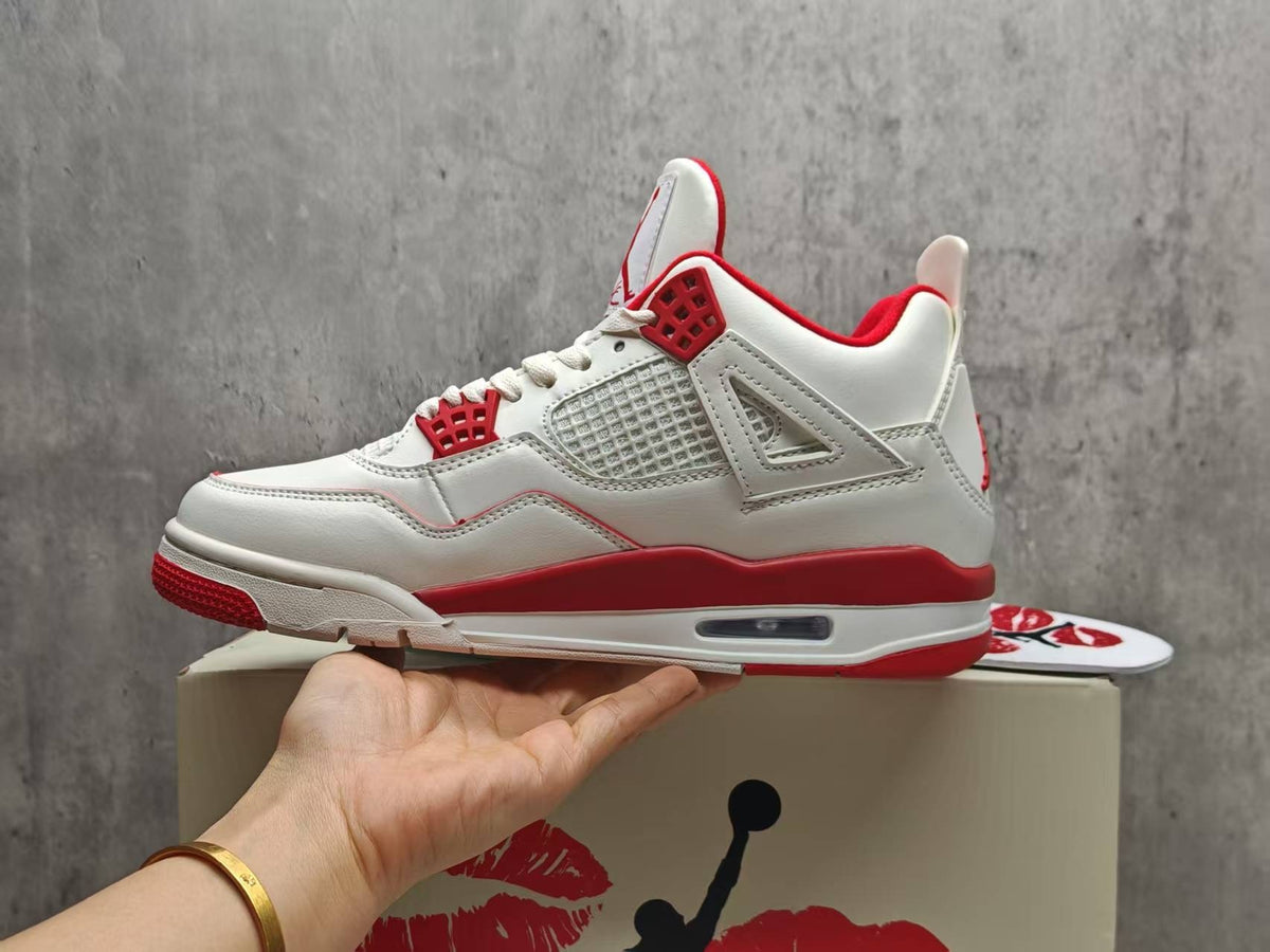 Air Jordan 4 Retro Valentine's Day Sierra Red | Crimson Keepsake