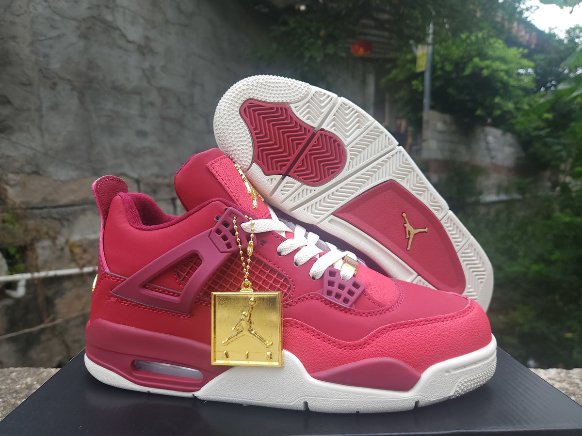 Air Jordan 4 Retro Red-Purple-Gold | Prism Overture