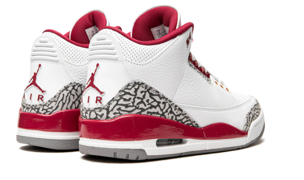 Air Jordan 3 'Cardinal' CT8532-126 | Scarlet Accord